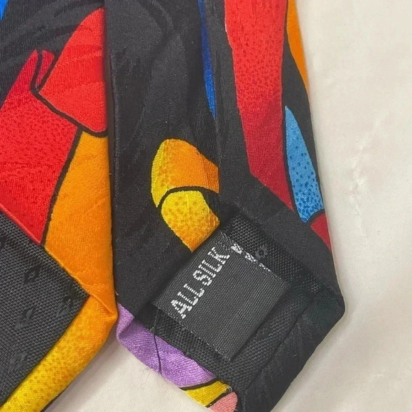 Rush Limbaugh No Boundaries collection 100% silk men’s tie made in the USA blue - Picture 6 of 6